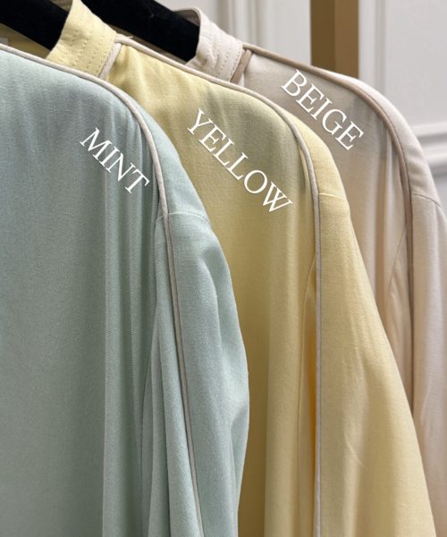 Alternative view of ABAYA WITH SPLIT SLEEVES