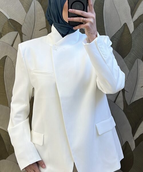 HIGH COLLAR BLAZER