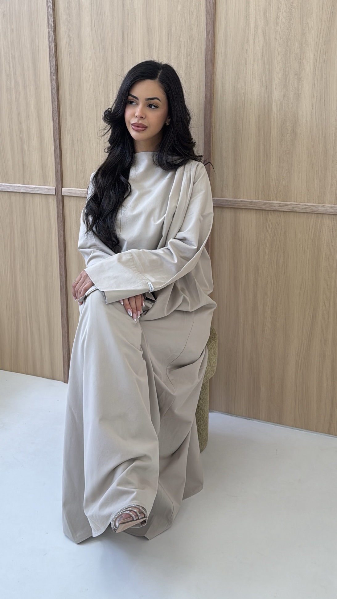 EMIRATI || ESSENTIAL COTTON MAXI DRESS - Afbeelding 3