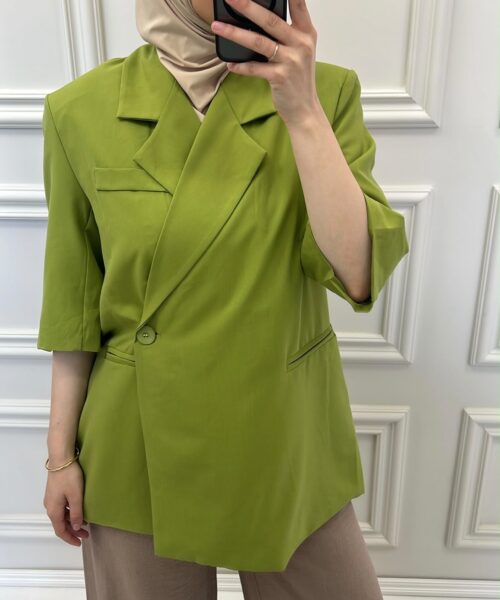 THREE-QUARTER SLEEVE BLAZER - Afbeelding 3