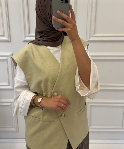 Alternative view of OVERSIZED GILET