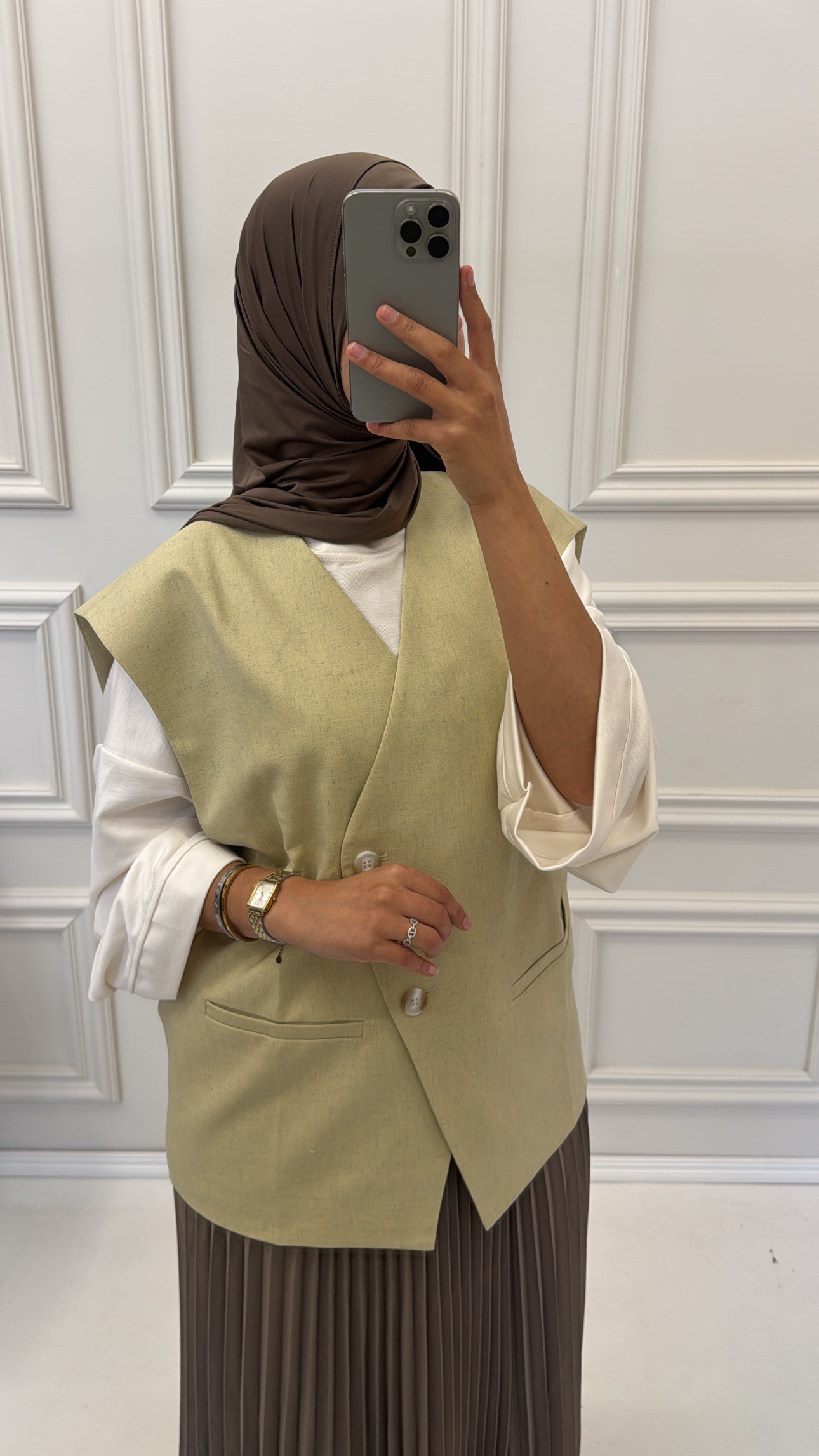 OVERSIZED GILET - Afbeelding 2