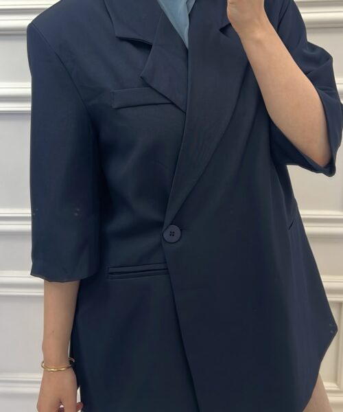 THREE-QUARTER SLEEVE BLAZER - Afbeelding 4