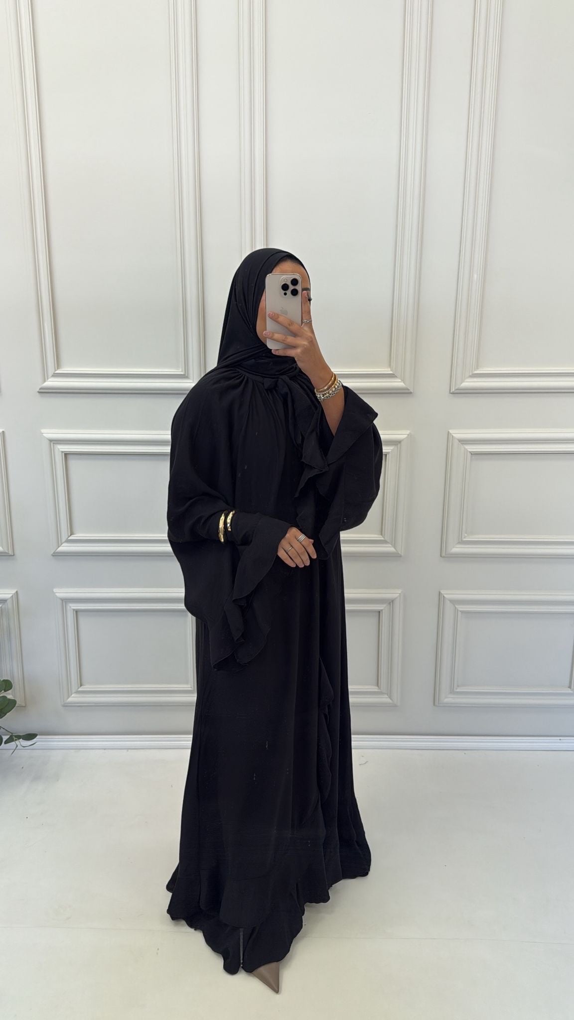 RUCHE MAXI DRESS