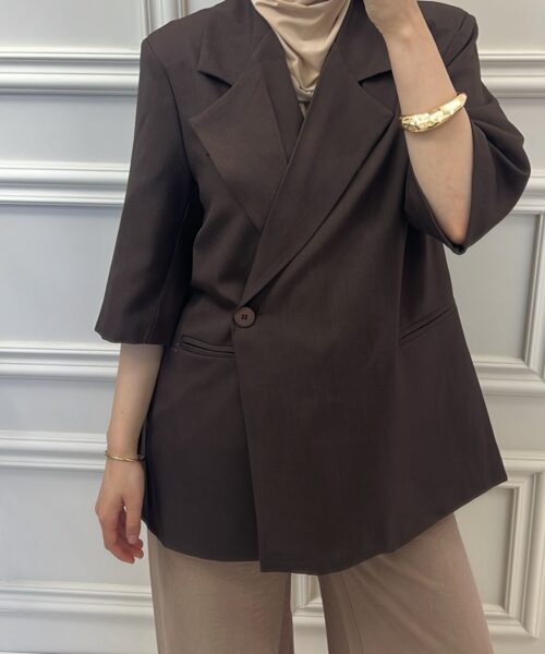 THREE-QUARTER SLEEVE BLAZER - Afbeelding 5