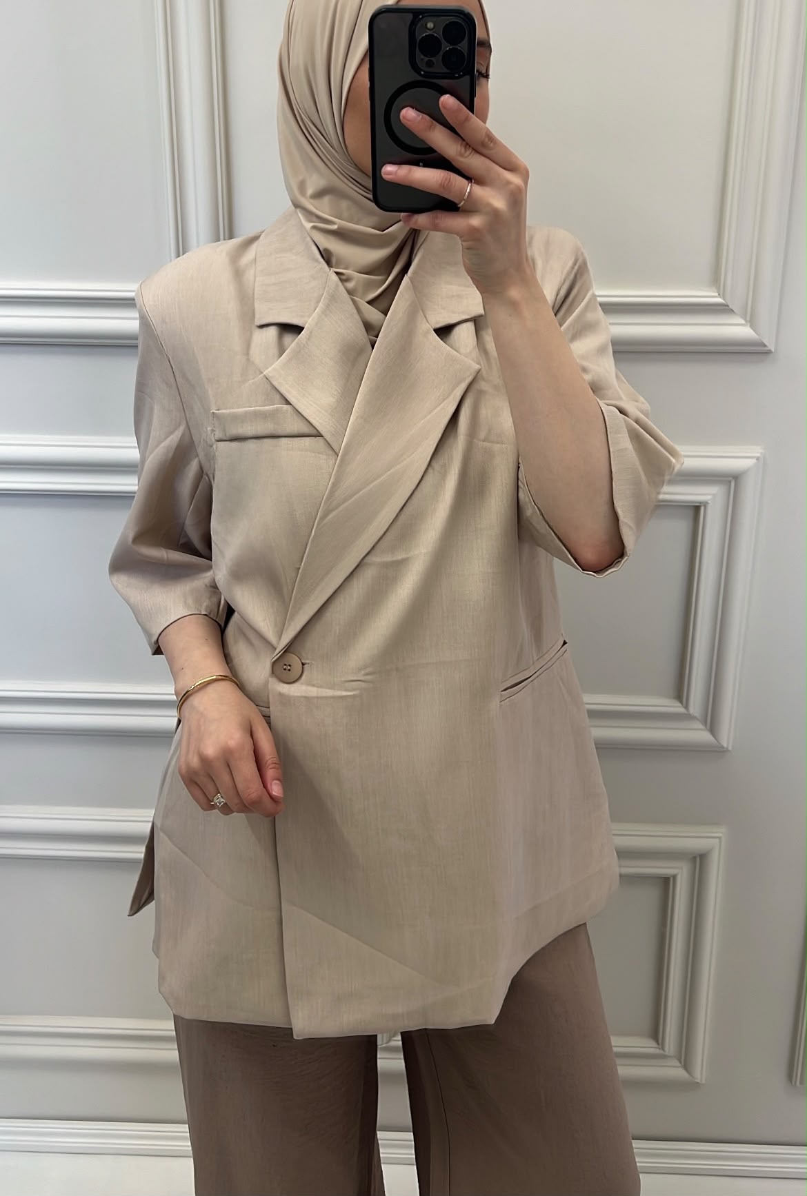 THREE-QUARTER SLEEVE BLAZER - Afbeelding 2