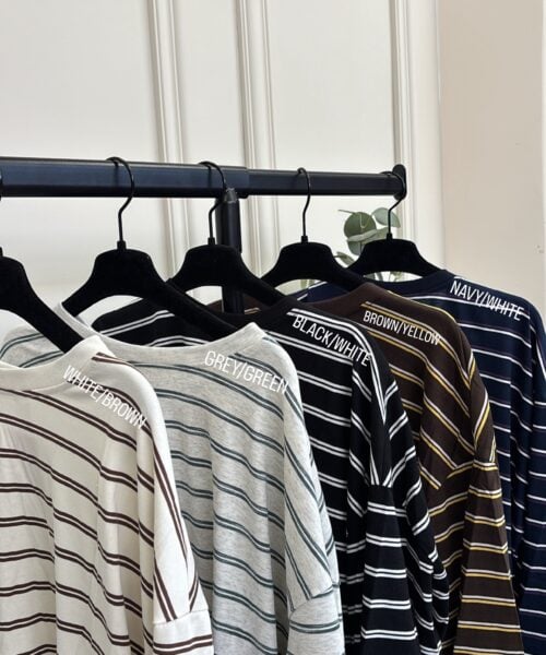 Alternative view of BASIC STRIPED SHIRT