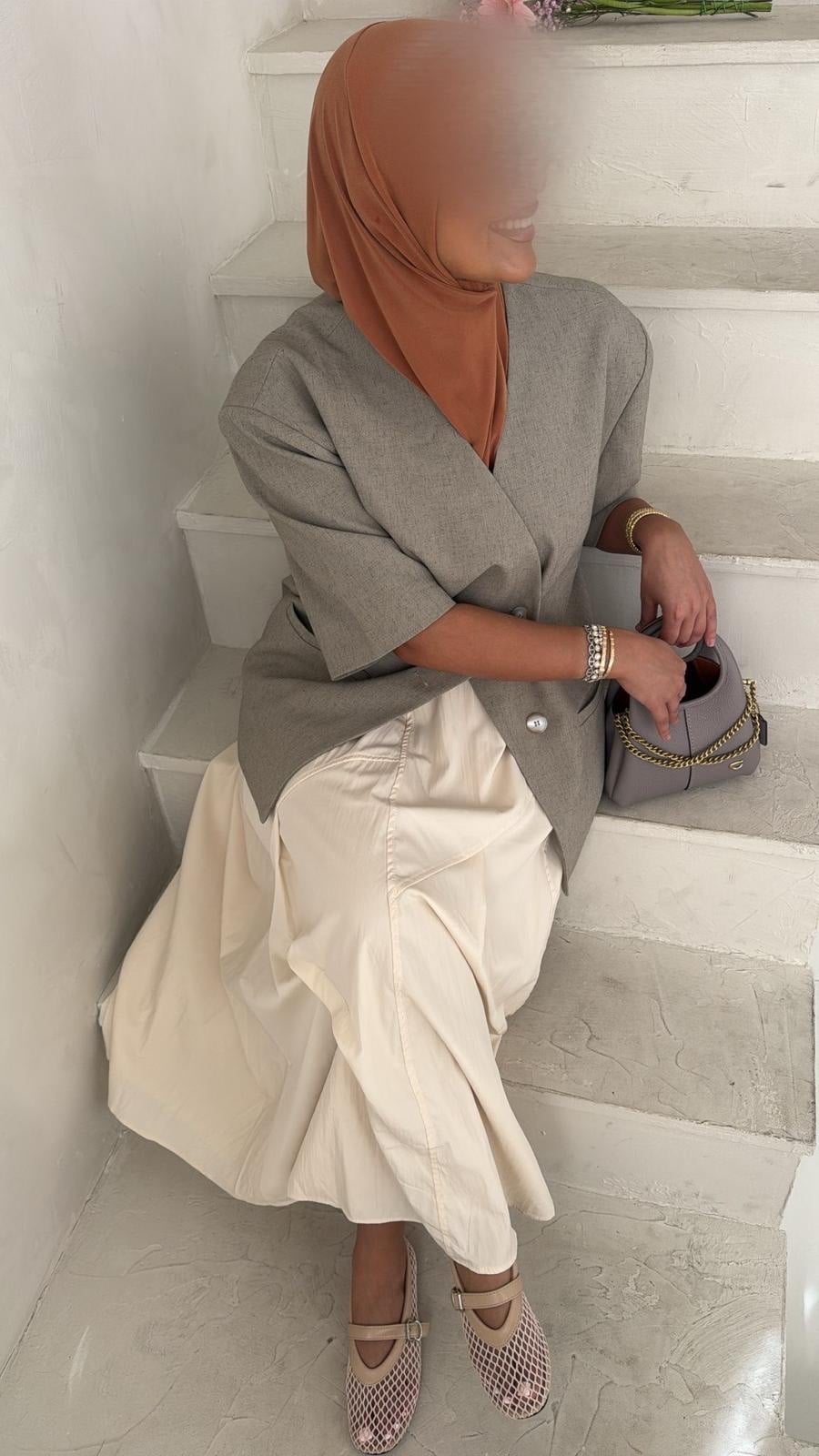 TAUPE GRACE GILET