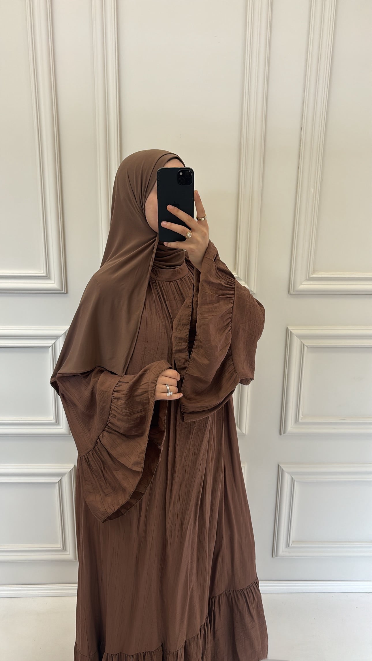 ELEGANT WILDE SLEEVE DRESS