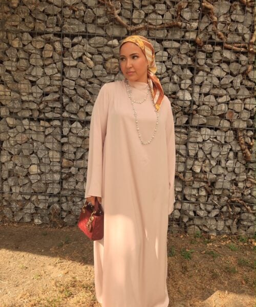 EMIRATI || SATIN DRESS