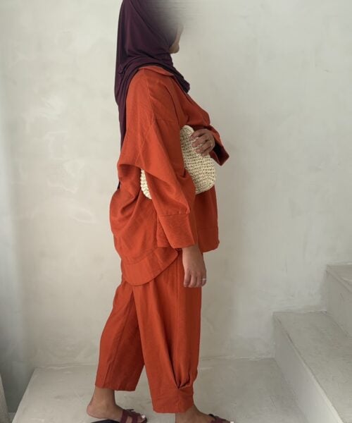 Alternative view of LINNEN LOOK CO-ORD SET