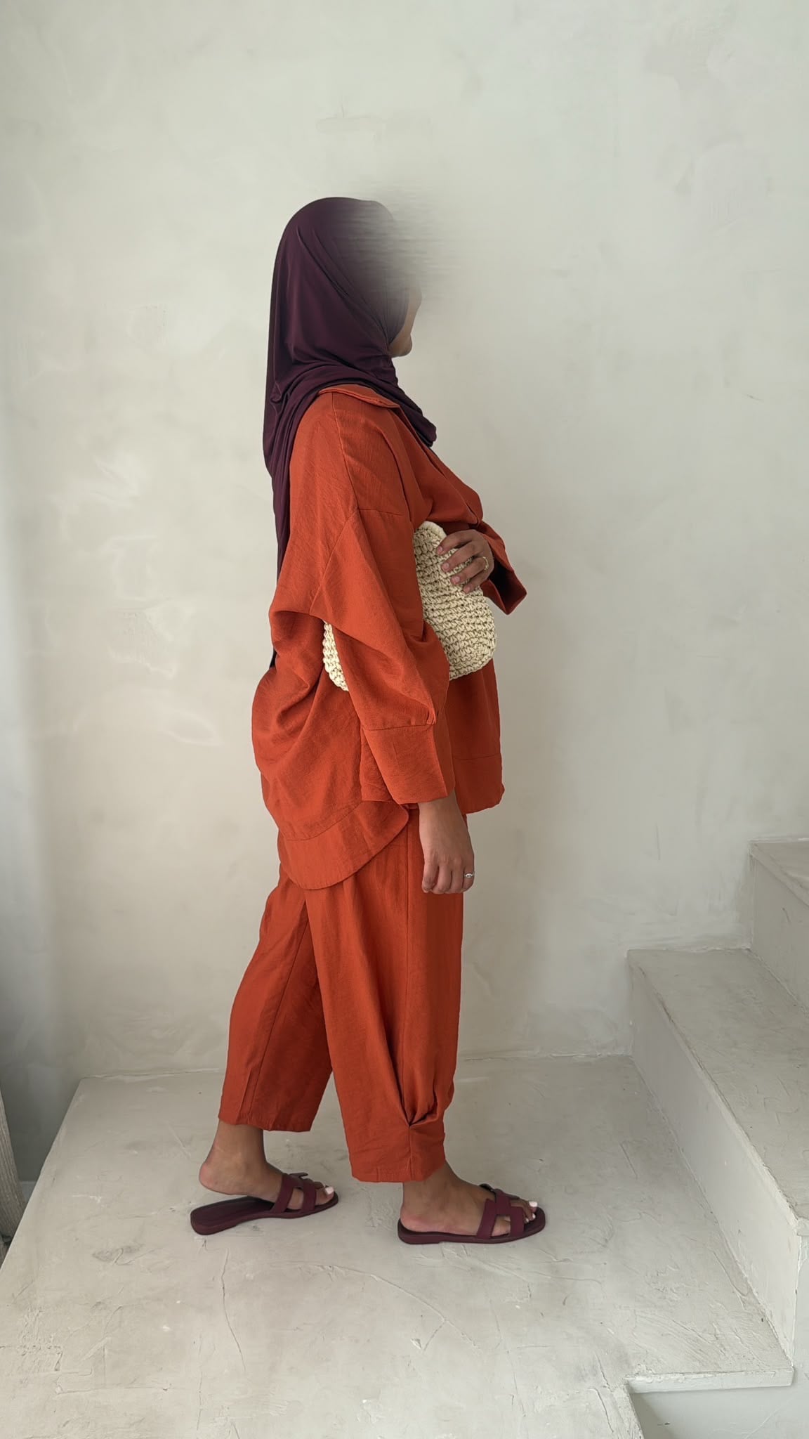 LINNEN LOOK CO-ORD SET - Afbeelding 2