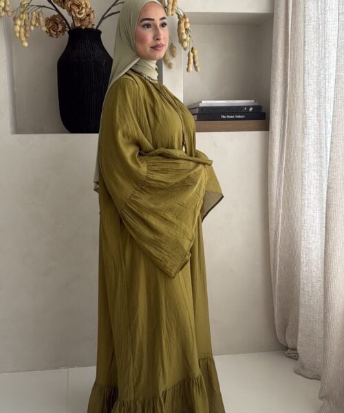Alternative view of RUFFLE ABAYA