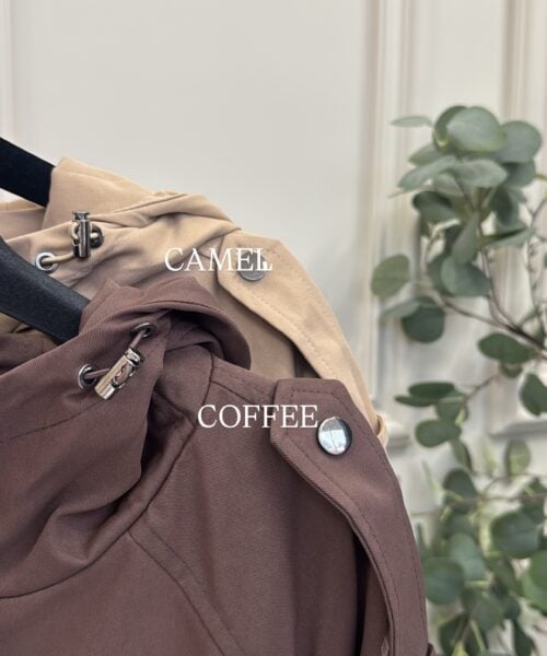 Alternative view of TRENCHCOAT MET CAPUCHON