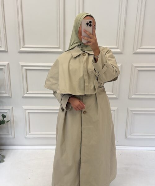 CAPE DETAIL COAT