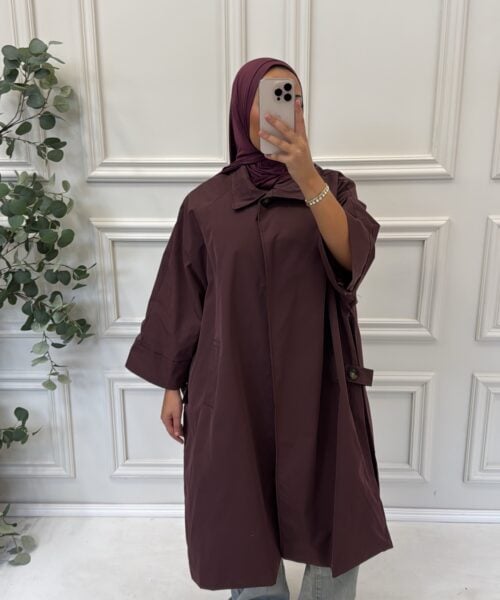 Alternative view of TRENCHCOAT MET SPLIT