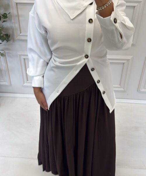 FLARED BLOUSE