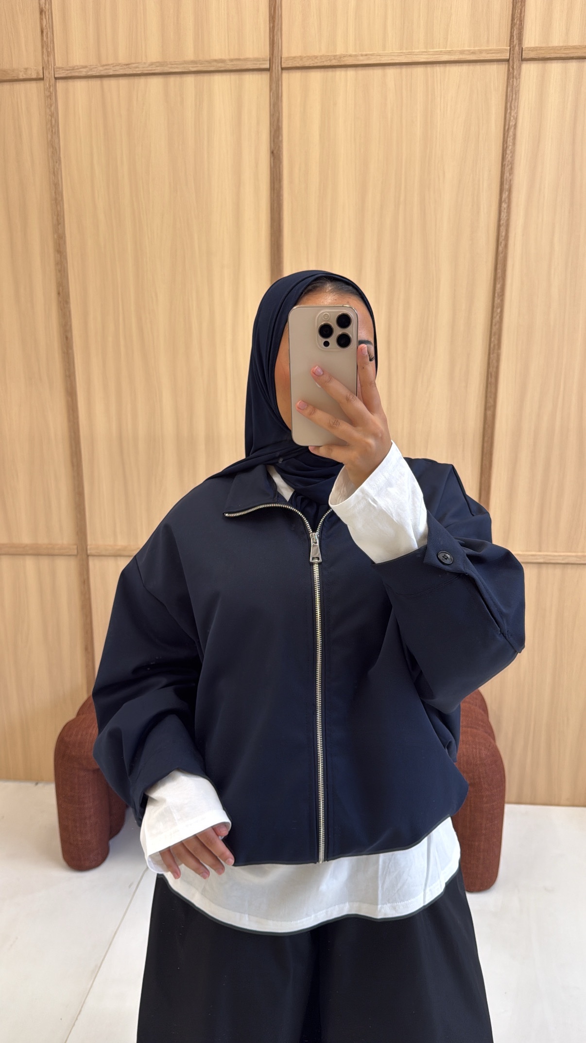 CROPPED EDGY BOMBERJACKET - Afbeelding 2