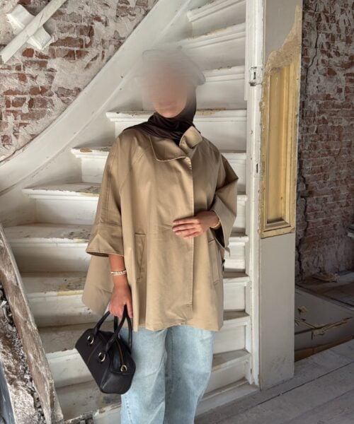 SHORT TRENCH CAPE