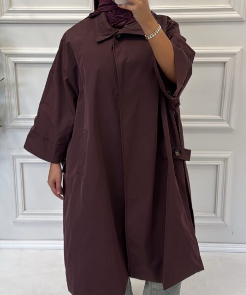 Alternative view of TRENCHCOAT MET SPLIT