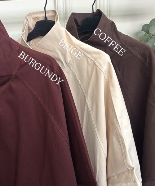 Alternative view of TRENCHCOAT MET SPLIT SHORT