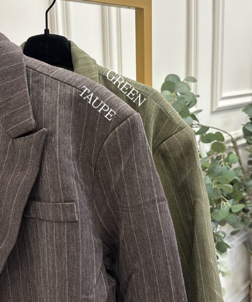 THE OVERSIZED PINSTRIPE BLAZER - Afbeelding 3