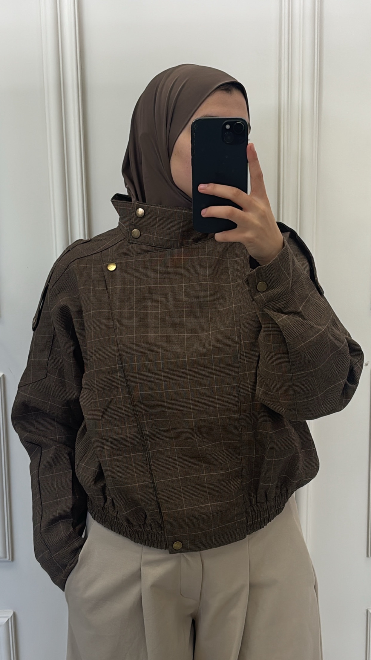 BROWN JACKET