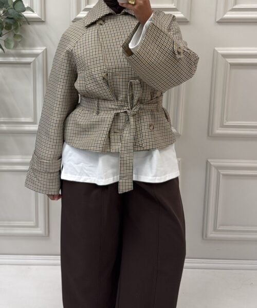 KORTE GERUITE TRENCHCOAT