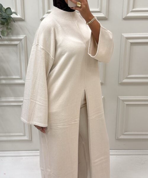 GEBREIDEDE CO-ORD SET