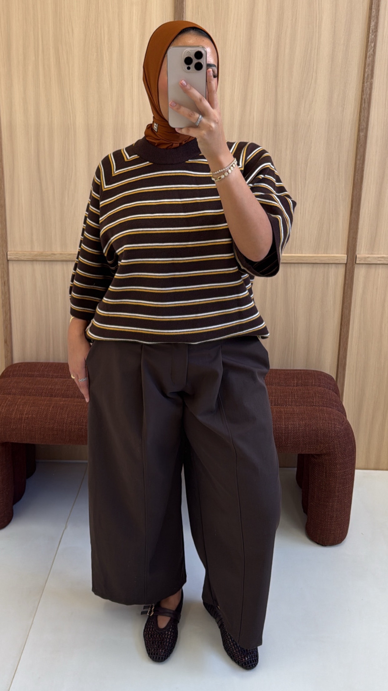 STRIPED KNIT TOP
